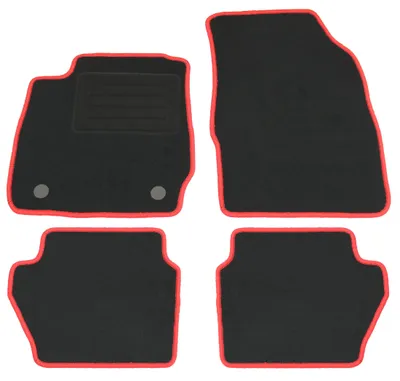 Produktbild von Fußmatten-Set für Ford Fiesta MK7, 10/2008-04/2017, 4-teilig, Schwarz