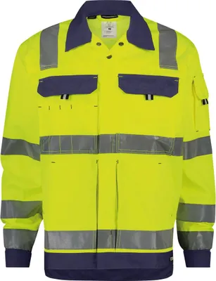 Produktbild von DASSY Warnschutzjacke DUSSELDORF 290 gr. Gr. M   gelb/blau