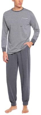 Produktbild von Herren Schlafanzug Set - Bequemer und Weicher Baumwollpyjama