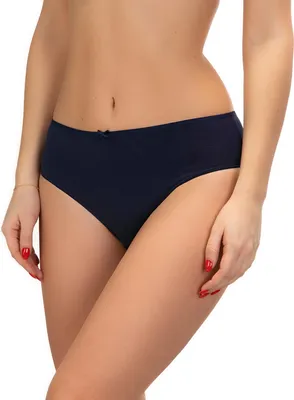 Zdjęcie produktu dla LAMA Figi Damskie Bikini GRANATOWE r. XXL, 3 szt.