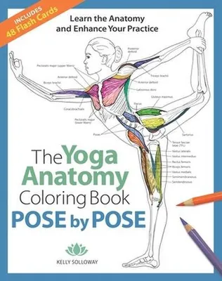Produktbild von The Yoga Anatomy Coloring Book: Pose by Pose