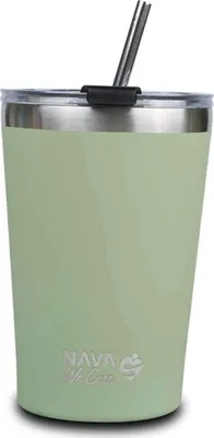 Produktbild von NAVA Reise-Thermobecher 450 ml - grün