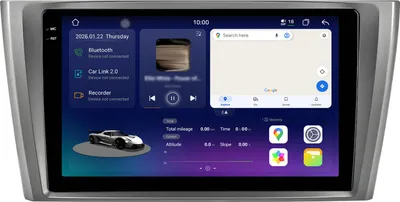 Produktbild von 2k Display Android Radio 128GB für Toyota Avensis 2003–2009 Carplay Android Auto Navi 4G LTE Bluetooth DAB+ Rückfahrkamera Lenkradsteuerung