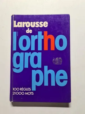 Image de Larousse de l'orthographe