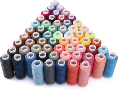 Zdjęcie produktu dla 60pcs DIY -Nähgewinde Set kleiner Rollbekleidung Nadelfadenfäden 250 Yards