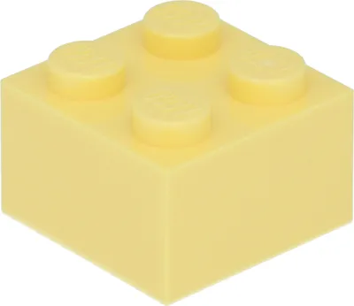 Obrázek produktu pro Lego® 2x2 kostky 3003 - 50 kusů Světle světle žlutá