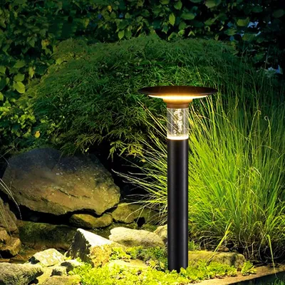 Produktbild von LED Solar Gartenleuchte Bubble 55cm moderne Gartenlampe Aluminium Solarlampe Solarleuchte kabellos Helle Solarlampe kabellos