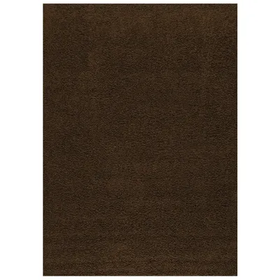 Produktbild von Prime Shaggy Hochflor Langflor Teppich Einfarbig Modern Braun