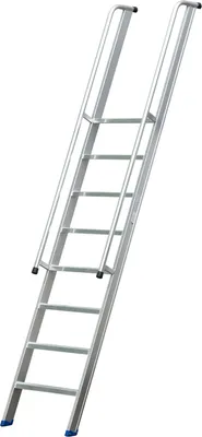 Produktbild von Profi Stufenleiter Mod. 222 mit 2 Handläufen  - Stufenanzahl: 8, Länge: 3,24 m