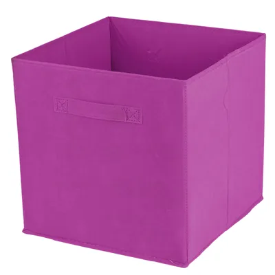 Produktbild von Aufbewahrungsbox Textil, rosa 31x31x31cm