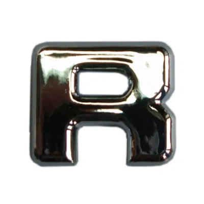 Produktbild von Hermann Schütz 3D-Relief-Chrome-Buchstabe R 25x35mm