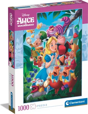Image de CLEMENTONI Puzzle Alice au pays des merveilles 1000 pièces