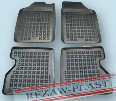 Productafbeelding van Rubberen vloermatten voor Renault Kangoo, modeljaren 1997-2008 (5 zitplaatsen)