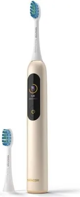Image de Brosse à Dents Électrique Sencor SOC 5011GD, 4 Modes de Nettoyage, 38000 Mouvements/Minute, Autonomie 30 Jours, USB-C