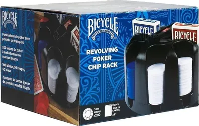 Immagine prodotto di Set da poker Bicycle con 200 fiches e 2 mazzi di carte