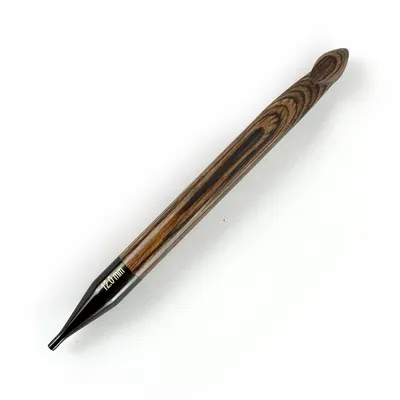 Produktbild von KnitPro ginger Tunesische Häkelnadel aus Holz 12.00 mm