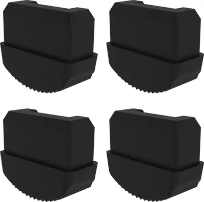 Produktbild von MUNK Innenschuh für Podestleiter elektrisch ableitfähig 59x26mm 4 Stück