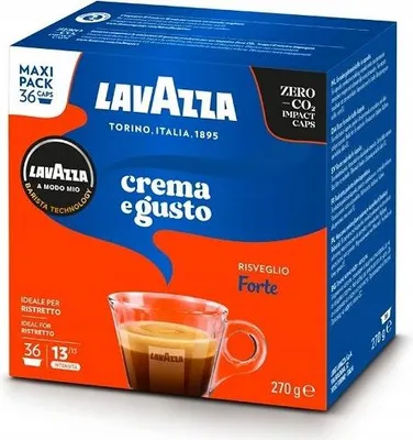 Produktbild von Lavazza Crema e Gusto Forte Kaffeekapsel Medium geröstet 36 Stück(e)