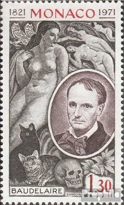 Produktbild von Briefmarken Monaco 1972 Mi 1025 (kompl.Ausg.) postfrisch Baudelaire