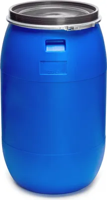 Produktbild von Garronda 220L Plastikfass Lebensmittelfass aus HDPE-Kunststoff Regentonne für Garten GD-0078, Blau
