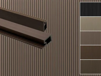 Produktbild von Outgarden | 2,90 m | Walnut 20x20mm WPC Anfangsprofil, Walnuss Dekor, Co extrudiert, WPC Fassadenprofil, Startleiste, Montageprofil, Schutzkante, Langlebig, Wetterfest
