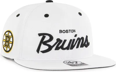 Zdjęcie produktu dla Boston Bruins NHL '47 Captain Crosstown Pop White 56-61 cm Czapka z daszkiem