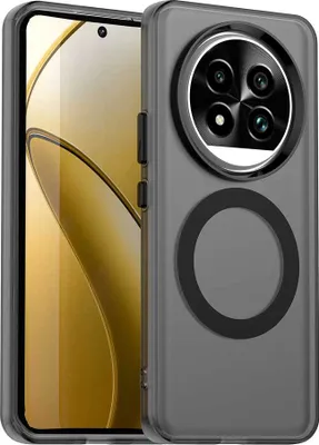 Obrázek produktu pro Magnetické pouzdro pro Realme 13 Pro+ 5G, tenké matné průsvitné nárazuvzdorné pouzdro Černý