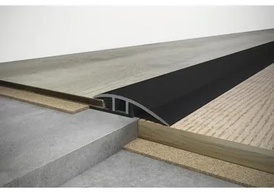 Obrázek produktu pro Přechodový profil Skandor UPA82 elox černý 11x11x1000 mm
