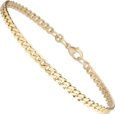 Produktbild von Panzerarmband 333 Gold Gelbgold 21 cm Armband Goldarmband