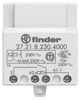 Immagine prodotto di Finder Relè ad Impulsi Unipolare 1No 10A 230V Ac Serie 27