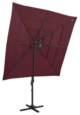 Productafbeelding van Parasol, aluminiumstang, UV-bestendig, 250 x 250 x 246 cm