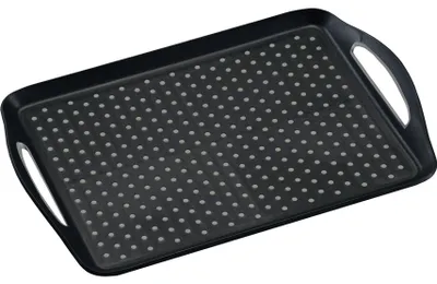Produktbild von Kesper Tablett mit Anti-Rutsch-Noppen - 32 x 45 cm - schwarz