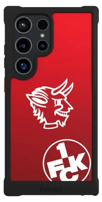 Produktbild von NIVOCASE Hülle für Samsung Galaxy S24 Ultra  Stoßfeste Handyhülle NIVOmax Case Schwarz 1. FC Kaiserslautern Offizielles Lizenzprodukt Teufel