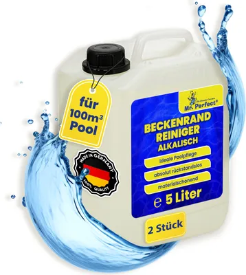Produktbild von Mr. Perfect Hocheffektiver Pool Randreiniger alkalisch 2x5L | Beckenrandreiniger