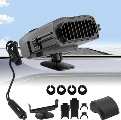 Productafbeelding van Auto Verwarming - Verwarmer Ontdooier - Snel Ontdooien - PTC Keramische Verwarming - 16 x 11 x 7 cm - Zwart