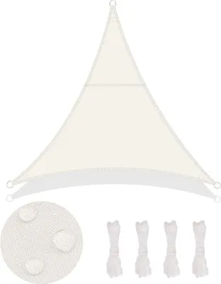 Produktbild von LOVE STORY Sonnensegel 3,5 x 5 m, dreieckig, wasserdicht, UV-Creme