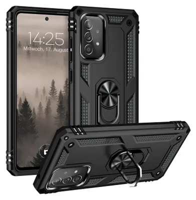 Produktbild von Armor Outdoor Handyhülle für Samsung Galaxy A52 / A52 5G / A52s 5G Handy Panzer Case Cover Schutzhülle Farbe: Schwarz