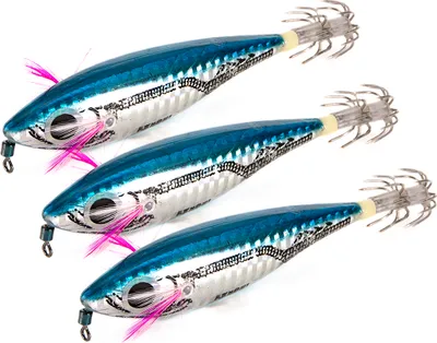 Zdjęcie produktu dla 3 sztuki sztucznych twardych przynęt typu squid jig