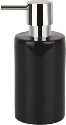 Obrázok produktu pre Dávkovač mydla Spirella "Tube" | s pumpičkou | dávkovač tekutého mydla | porcelán | 300 ml | odolný a robustný | čierny