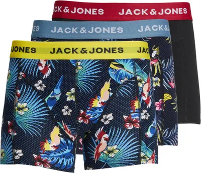 Produktbild von Jack & Jones Unterhose FLOWER BIRD Trunks 3er Pack