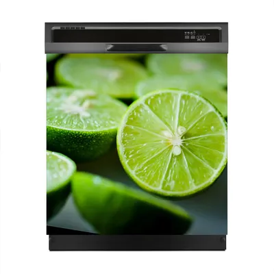 Produktbild von Magnete Dekorative 60x60 cm Küche Magnetmatte Spülmaschine - Limetten Obst
