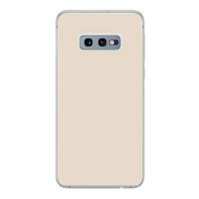 Produktbild von MuchoWow® Handyhülle Schutzhülle Hülle für Samsung Galaxy S10e Hell - Beige - Farbe - Unifarben Silikon Softcase Handy Hülle - Handy
