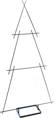 Immagine prodotto di 3.08 Abete decorativo LINE ART - 148 cm - Abete decorativo in nero (grande / 148cm)