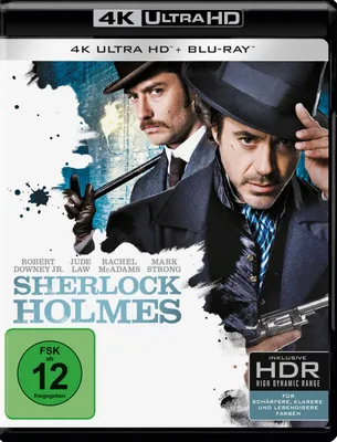 Produktbild von PLAION Sherlock Holmes (4K UHD), Film, Blu-ray, Deutsch, Spanisch, Französisch, Thailändisch, Tschechisch, 129 min, Aktion, Finnisch, Norwegisch, Polnisch, Schwedisch