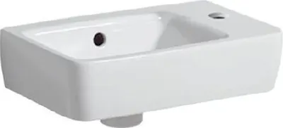 Immagine prodotto di Geberit Selnova - Lavabo 400x250 mm, con sfioratore, 1 foro per rubinetto, bianco 501.517.00.7