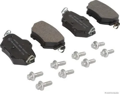 Produktbild von HERTH+BUSS JAKOPARTS Bremsbeläge Satz Hinten Bremsklötze für OPEL Corsa F J3612051