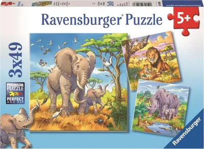 Produktbild von Ravensburger 8003 - Wilde Giganten            3x49p