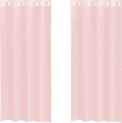 Obrázok produktu pre vidaXL Voálové záclony s očkami 2 ks. Svetloružové 140x225 cm