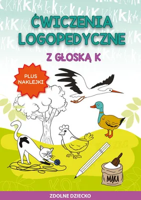 Produktbild von Ćwiczenia logopedyczne z głoską K - Małgorzata Zarębska (Buch auf Polnisch)