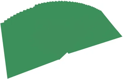 Produktbild von folia 614/50 53 - Fotokarton DIN A4, 300 g/qm, 50 Blatt, moosgrün - zum Basteln und kreativen Gestalten von Karten, Fensterbildern und für Scrapbooking